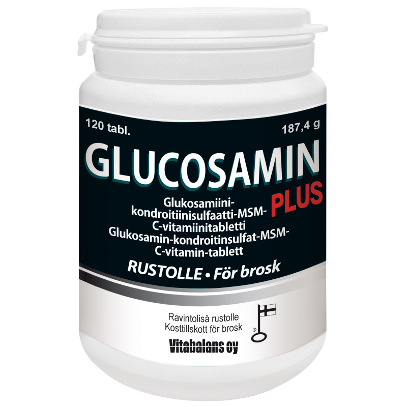 Glucosamin PLUS rustolle/nivelille 120t